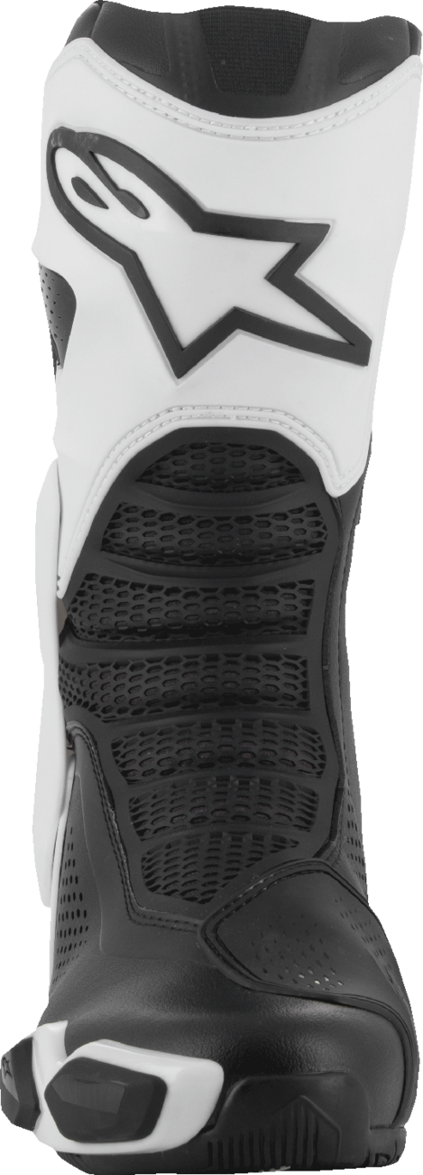 Alpinestars SMX-6 V3 Vented Motorcycle Boots - Black/White, US 12.5 / EU 48 - Part Number 2223225-21-48