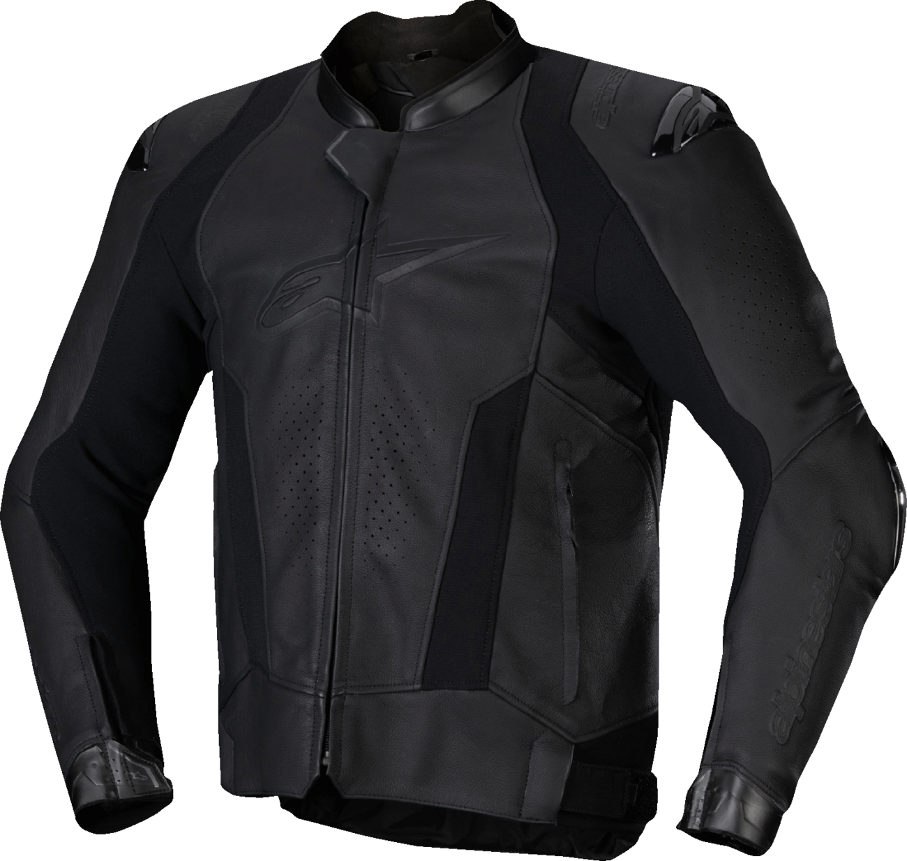 Alpinestars Missile v3 Leather Motorcycle Jacket – Black, US 48 / EU 58