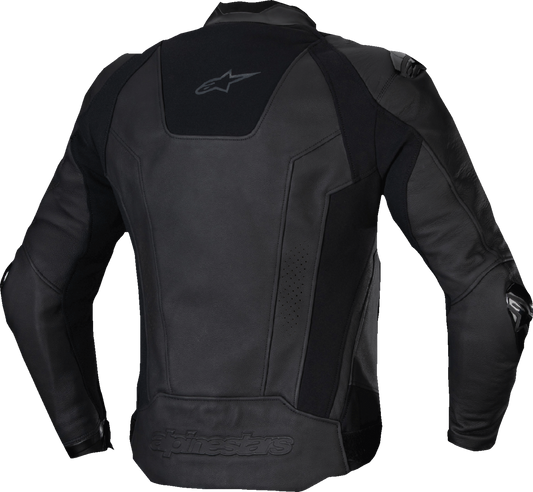 Alpinestars Missile v3 Leather Motorcycle Jacket – Black, US 48 / EU 58