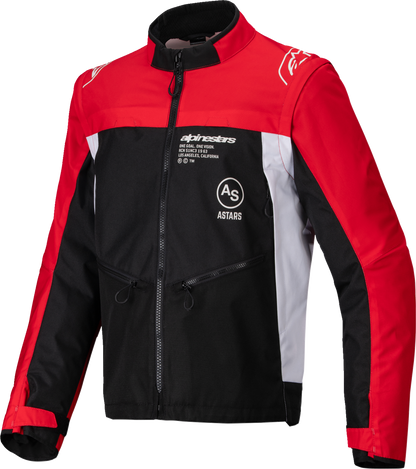 Alpinestars Pro-Dura Jacket – Black, Red & White – Medium (Part #3700125-1342-M)