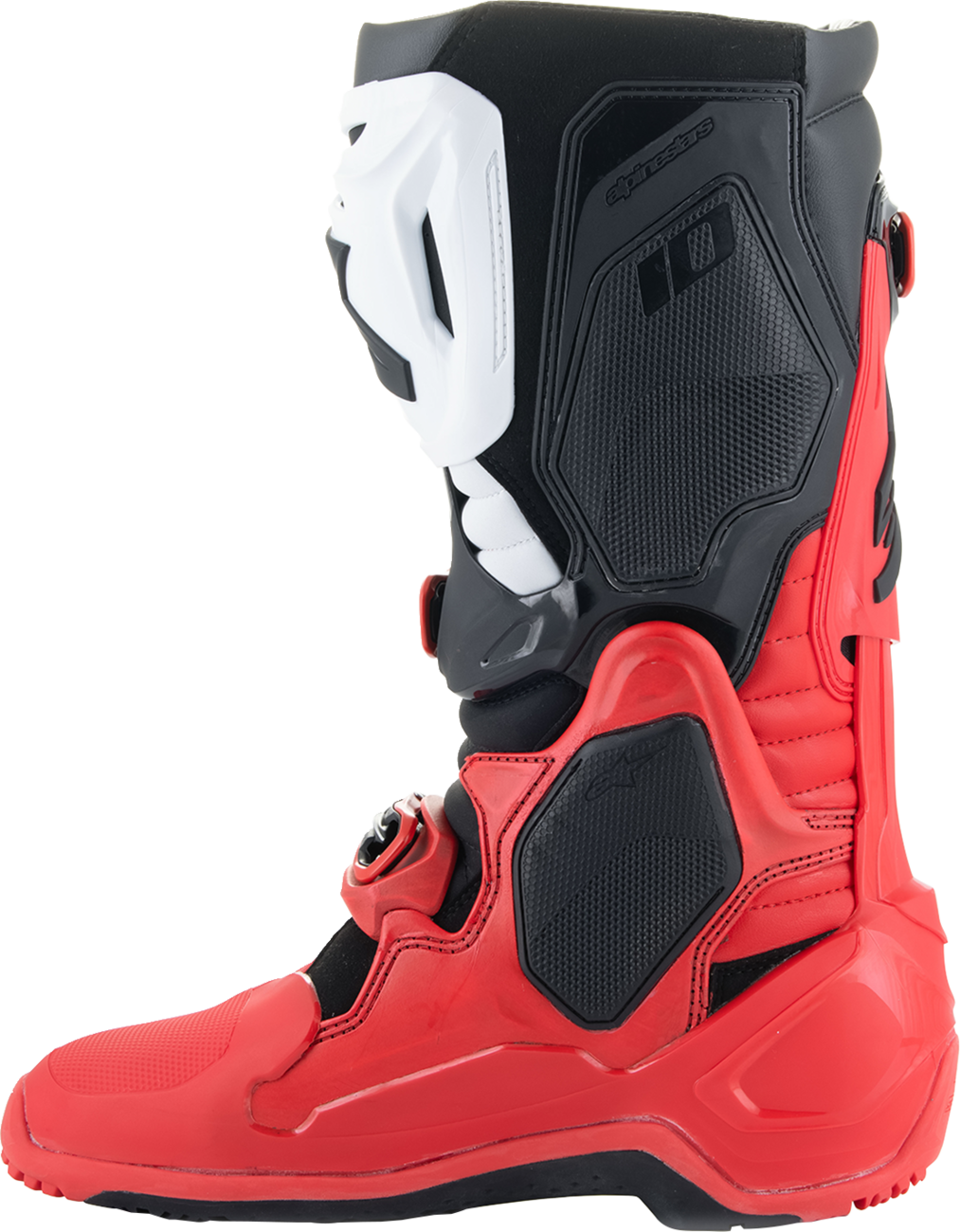 ALPINESTARS Tech 10 Enduro Boots - Bright Red/Black/White - US 8 / EU 42 2010025-3016-8