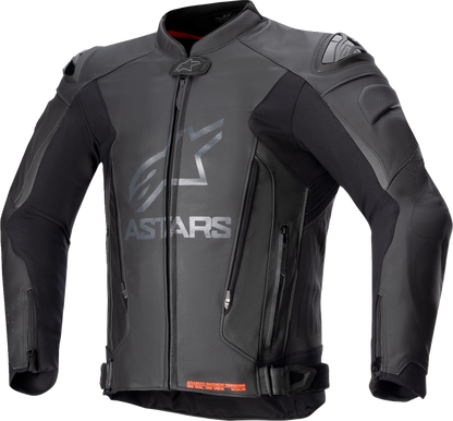 Alpinestars GP Plus v4 Leather Jacket – Black/Black, US 38 / EU 48 | Racing-Inspired Sport Motorcycle Jacket