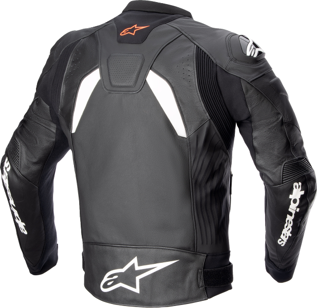 Alpinestars GP Plus v4 Leather Motorcycle Jacket Black/White US 40 / EU 50 – Advanced Race-Proven Design