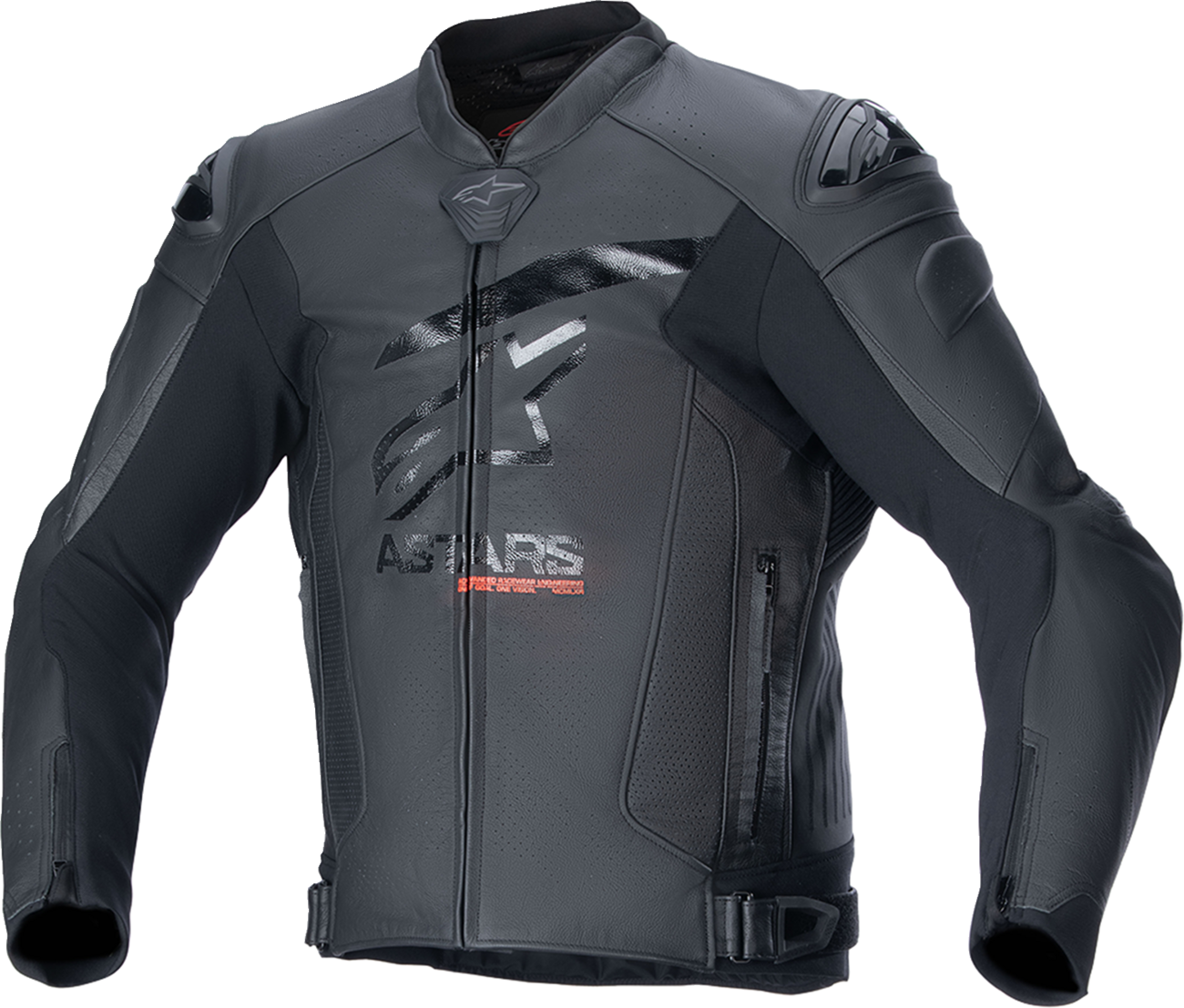 Alpinestars GP Plus R v4 Airflow Leather Motorcycle Jacket – Black/Black US 40 / EU 50, Part #3100624-1100-50