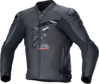 Alpinestars GP Plus R v4 Airflow Leather Motorcycle Jacket – Black/Black US 40 / EU 50, Part #3100624-1100-50