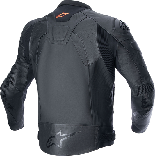Alpinestars GP Plus R v4 Airflow Leather Motorcycle Jacket - Black/Black US 38 / EU 48