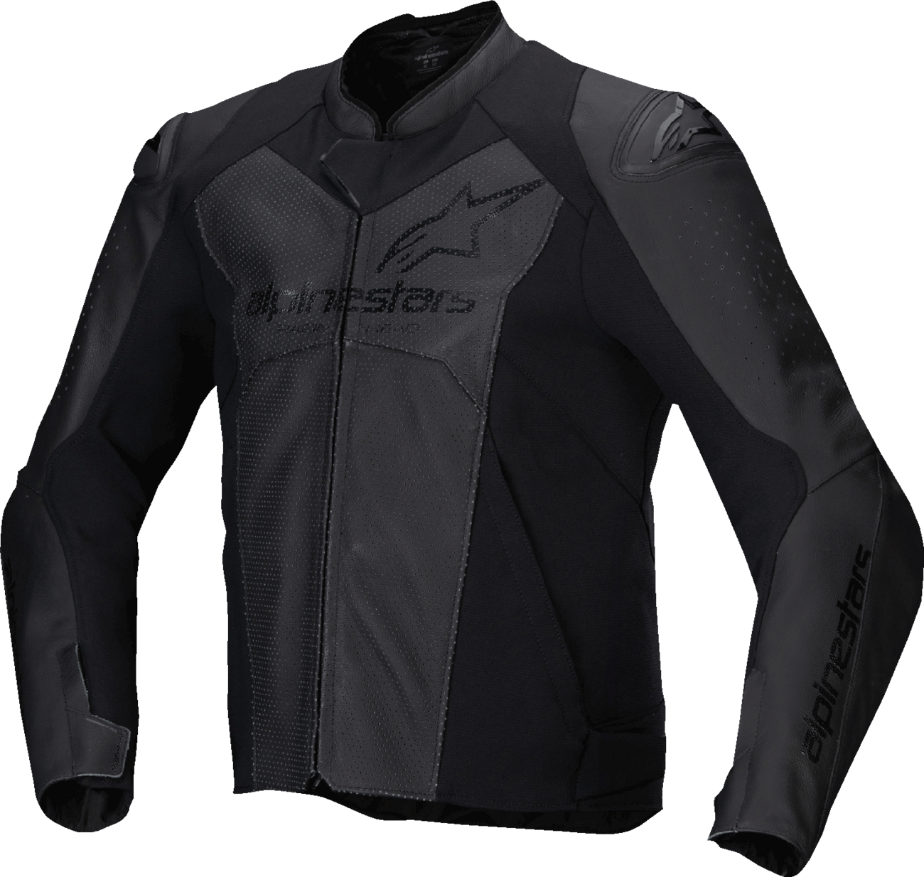 Alpinestars Faster v3 Airflow Leather Jacket - Black/Black US 54 / EU 64 | Part 3103625-1100-64