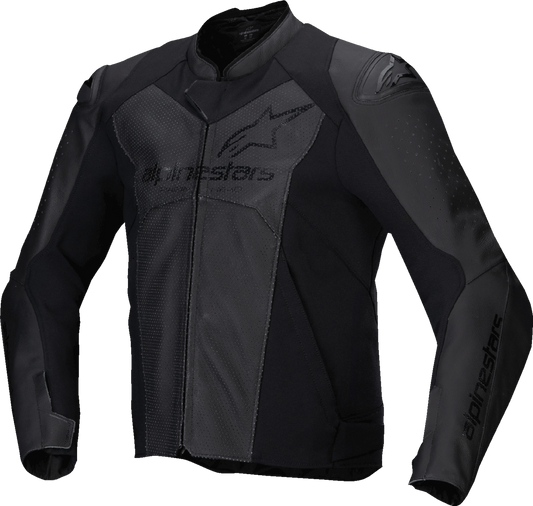 Alpinestars Faster v3 Airflow Leather Jacket - Black/Black US 54 / EU 64 | Part 3103625-1100-64