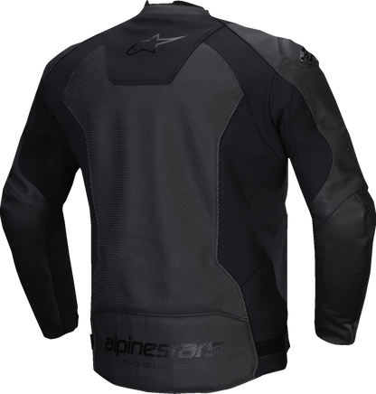 Alpinestars Faster v3 Airflow Leather Jacket - Black/Black US 40 / EU 50 – Model 3103625-1100-50