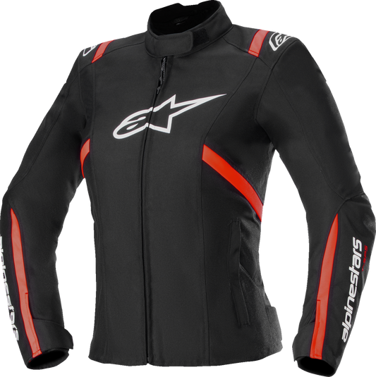 Alpinestars Stella T-SPS v2 WP Jacket - Black/White/Red Fluo, Small