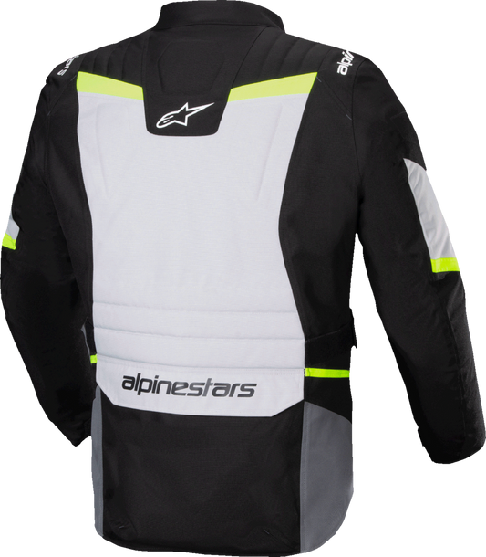 Alpinestars ST-1 WP Waterproof Motorcycle Jacket - Ice Gray/Black/Yellow Fluo, Medium 3200625-9145-M