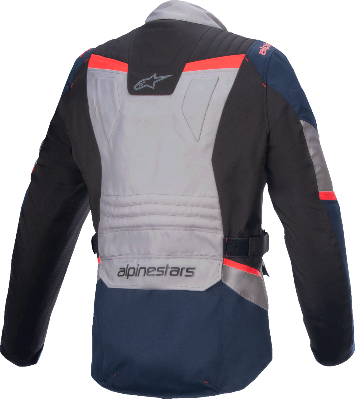Alpinestars ST-1 WP Waterproof Adventure Riding Jacket - Dark Blue/Black/Bright Red, Large (Part No. 3200625-7093-L)