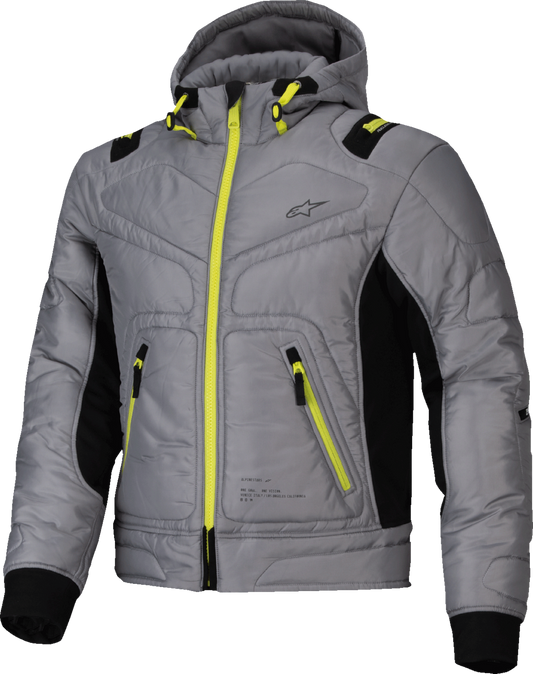 Alpinestars Mohobbs WP Jacket - Lunar Gray and Lime Punch, 3XL