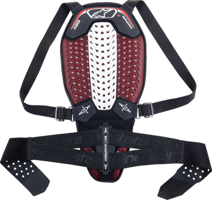 Alpinestars Nucleon Plasma Back Protector Medium - Black, White & Red