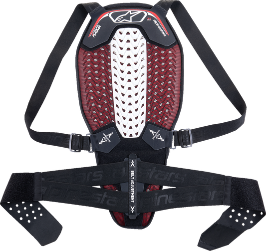 Alpinestars Nucleon Plasma Back Protector Medium - Black, White & Red