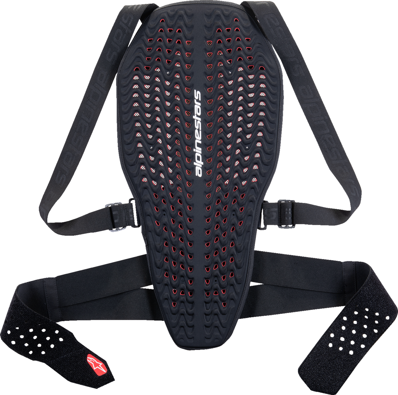 Alpinestars Nucleon Plasma Back Protector Medium - Black, White & Red