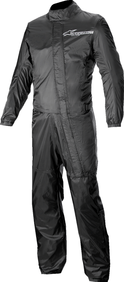 Alpinestars Hurricane v2 Rainsuit - Waterproof Motorcycle Rain Suit - Large, Black (Part #3260125-10-L)