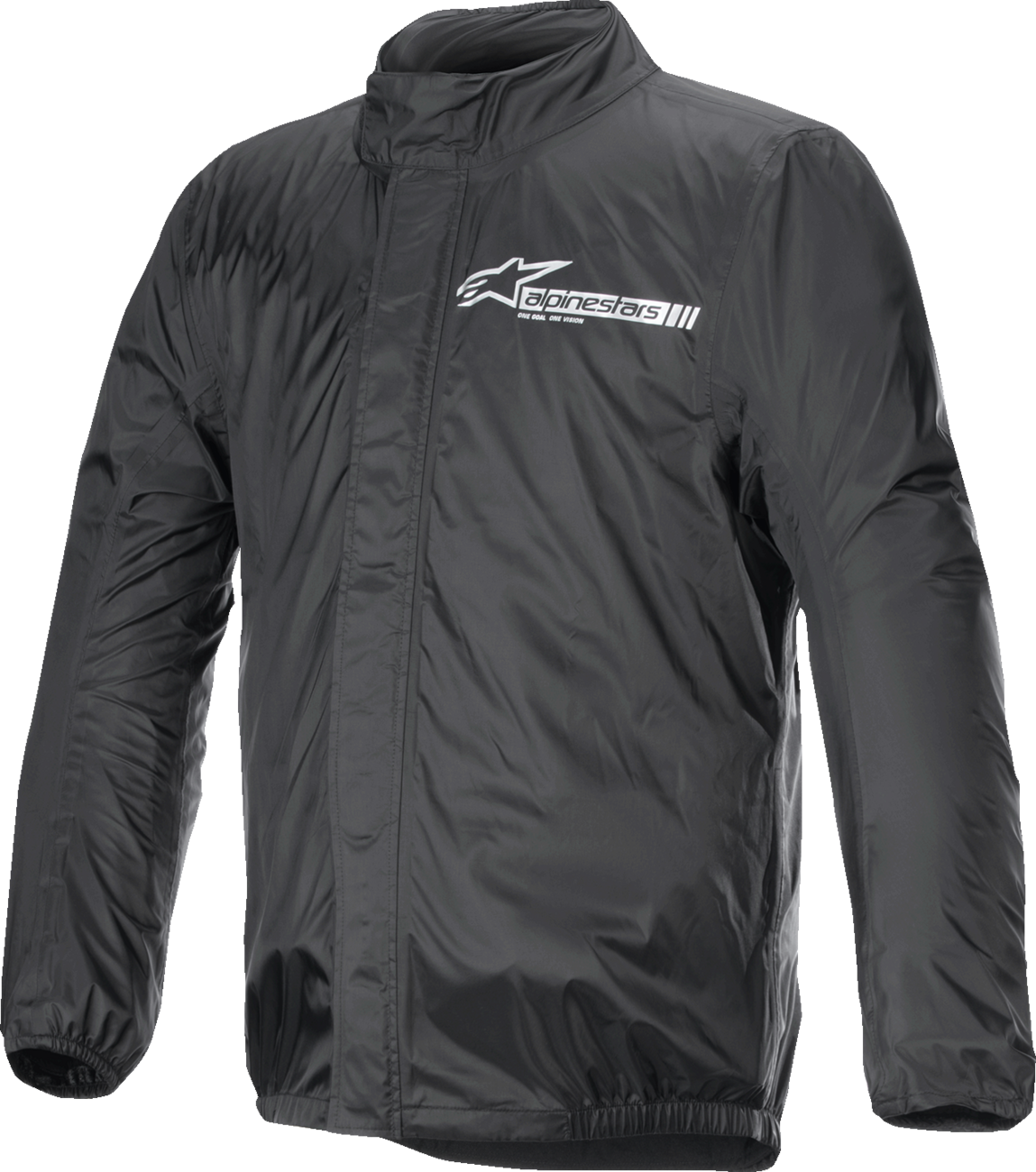 Alpinestars Hurricane Rain v2 Jacket - Waterproof Motorcycle Outerwear, Black, XL (Part No. 3200525-10-XL)