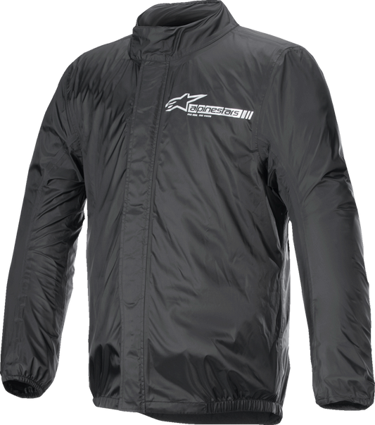 Alpinestars Hurricane Rain v2 Jacket - Waterproof Motorcycle Outerwear, Black, XL (Part No. 3200525-10-XL)