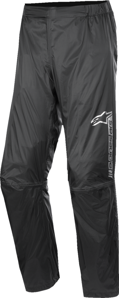 Alpinestars Hurricane V2 Rain Pants - Waterproof Polyurethane Motorcycle Gear, Medium Black
