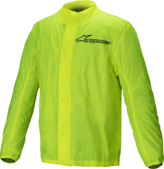Alpinestars Hurricane Rain v2 Jacket - Yellow Fluo 2XL, Waterproof Motorcycle Outerwear