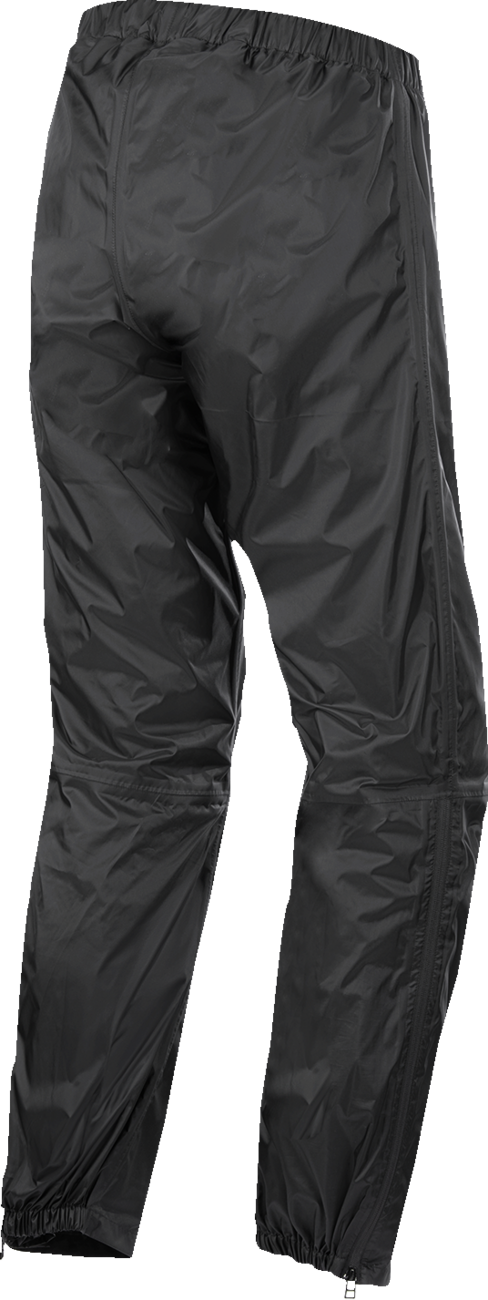 Alpinestars Hurricane V2 Rain Pants - Waterproof Poly-nylon Fabric, Black, Size Large