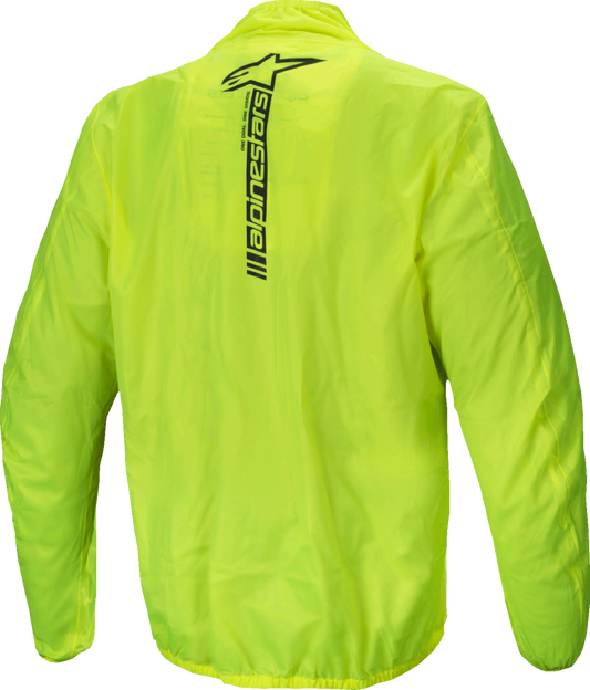 Alpinestars Hurricane Rain v2 Jacket - Yellow Fluo, Medium (Part #3200525-55-M)