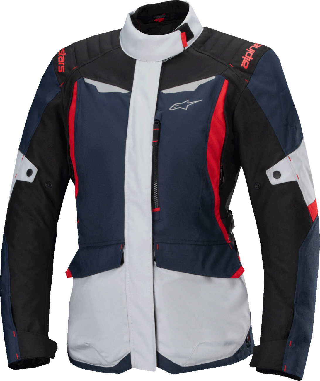 Alpinestars Stella ST-1 Waterproof Motorcycle Jacket - Blue/Black/Red Fluo, Large