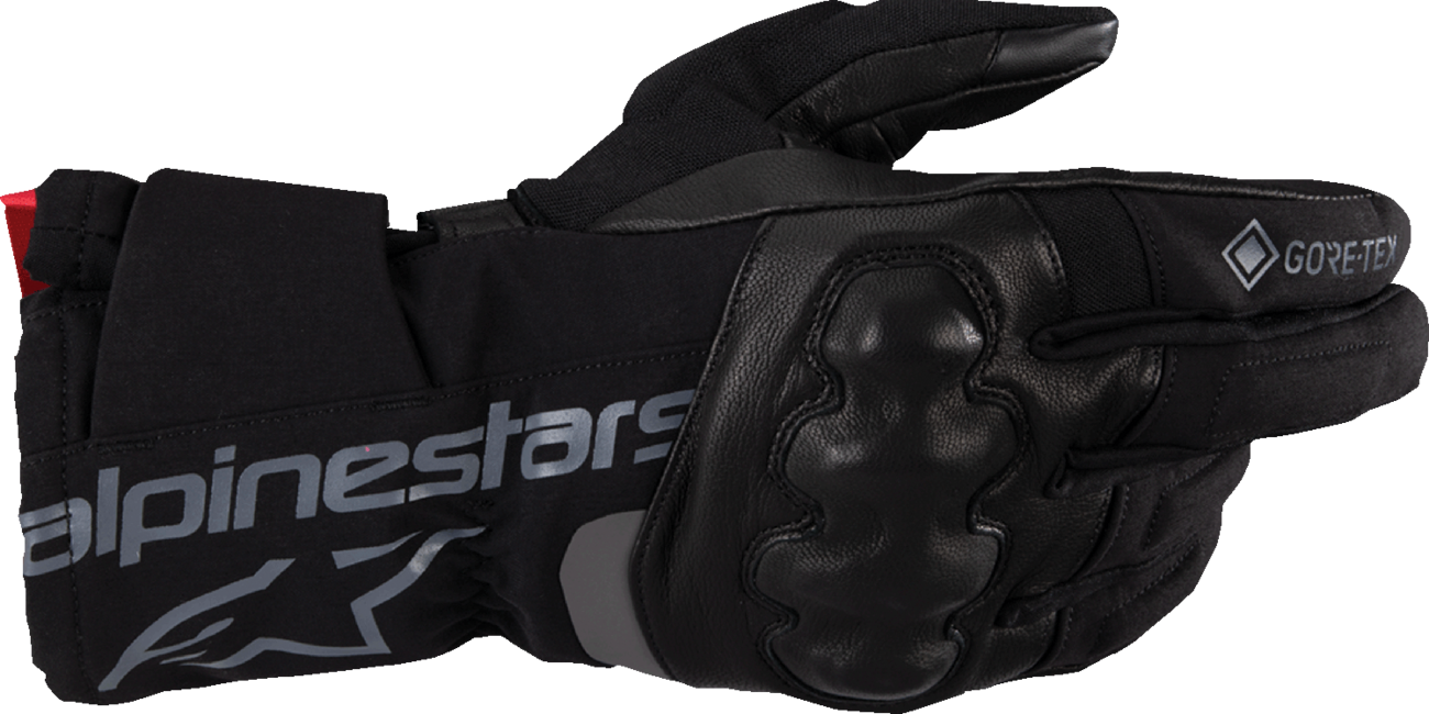 Alpinestars WT-4 Gore-Tex® Gloves Black XL - Waterproof Touring Motorcycle Gloves with Impact Protection and Breathable Insulation