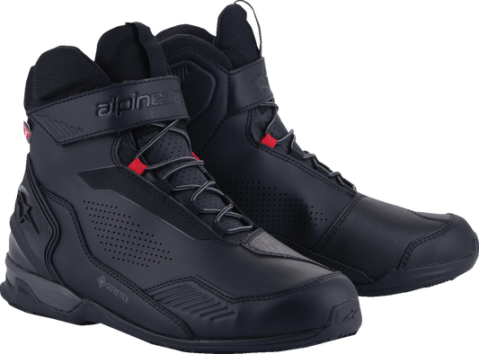 Alpinestars Austral GTX Touring Boots - Black/Dark Gray US 10.5 / EU 43.5 with Gore-Tex Waterproof Performance