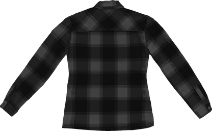ICON Women's Fallblock CX Flannel Jacket - Black, Part Number 2822-1670