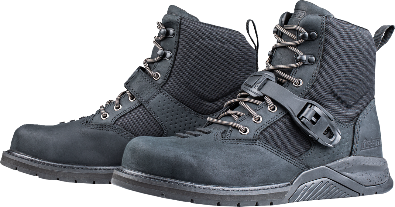 ICON Superduty6 Safety Toe Boots - Black, US 7, Part 3403-1376
