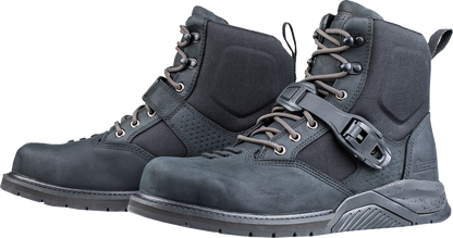ICON Superduty6 Safety Toe Boots - Black, US 7, Part 3403-1376