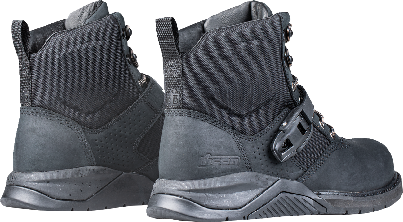ICON Superduty6 Safety Toe Boots - Black, US 7, Part 3403-1376
