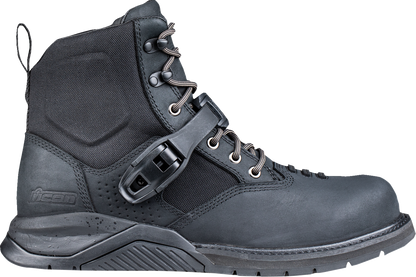 ICON Superduty6 Safety Toe Boots - Black, US 7, Part 3403-1376