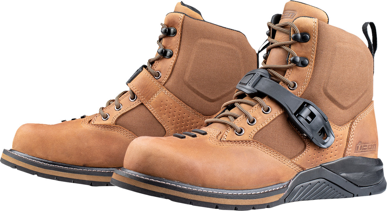 ICON Superduty6 Safety Toe Boots - Brown US 11.5, Part Number 3403-1396