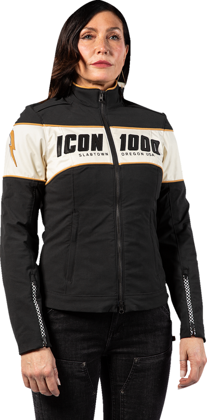 ICON Women's Hella 4™ Jacket - Black, Part Number 2822-1677