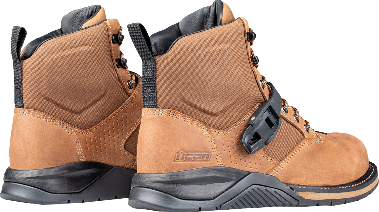ICON Superduty6 Safety Toe Boots - Brown US 11.5, Part Number 3403-1396