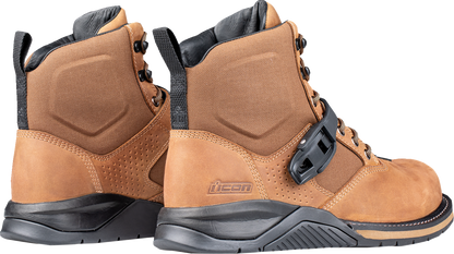 ICON Superduty6 Safety Toe Boots - Brown US 11.5, Part Number 3403-1396