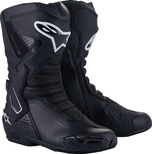 Alpinestars SMX-6 V3 Drystar® Boots - Black US 12 / EU 47 - Performance Motorcycle Riding Gear