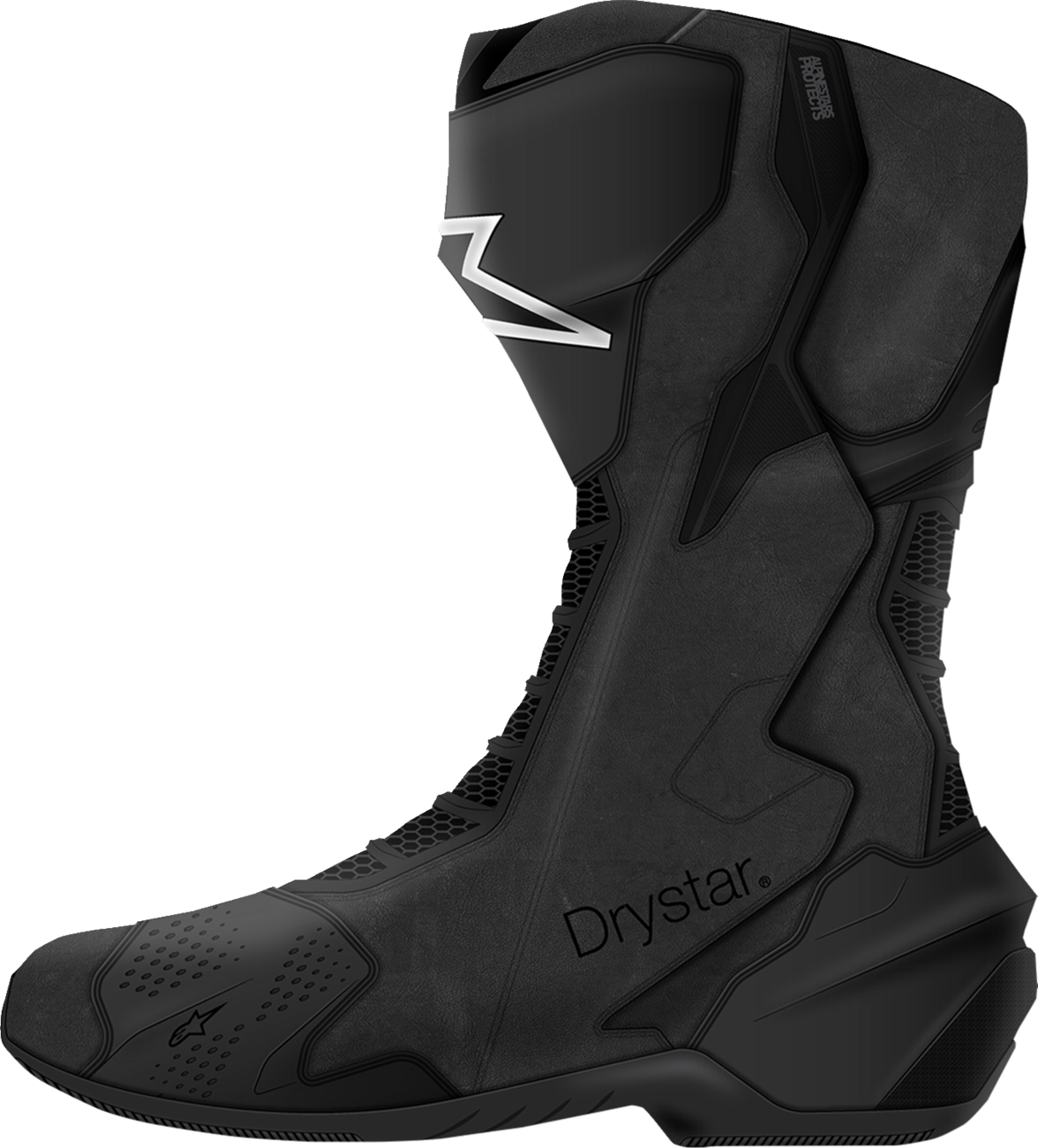 Alpinestars SMX-6 V3 Drystar® Motorcycle Boots - Black, US 6/EU 39 (Part No: 2243025-10-39)
