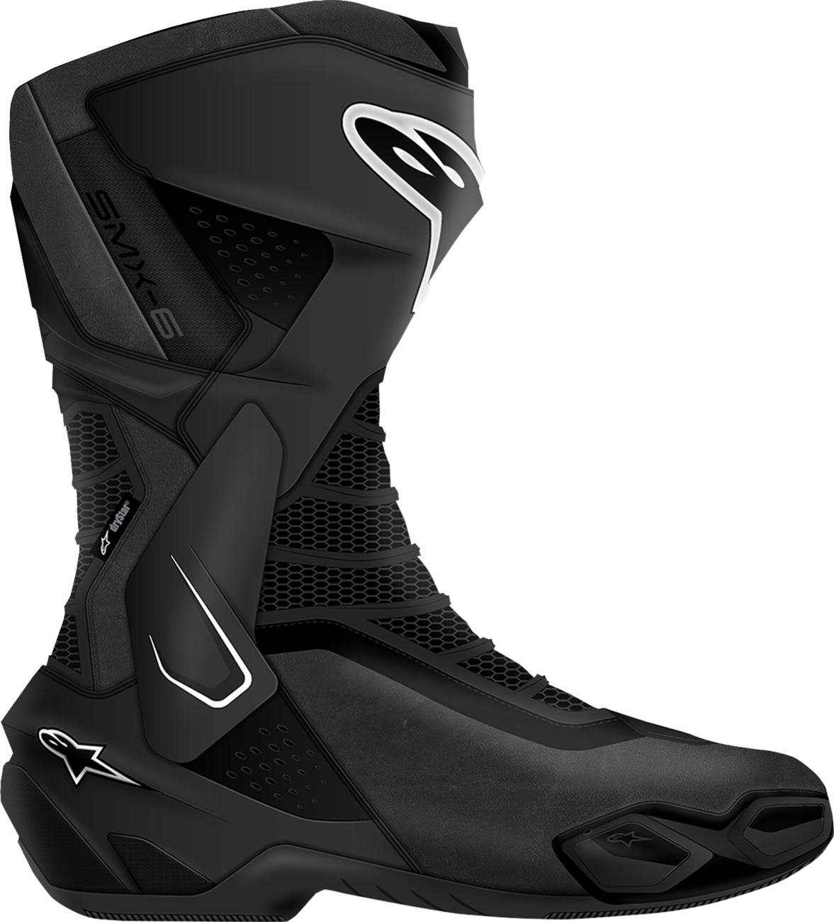 Alpinestars SMX-6 V3 Drystar® Motorcycle Boots – Black US 14 / EU 50, Part 2243025-10-50