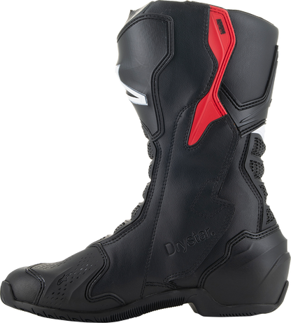 Alpinestars SMX-6 V3 Drystar® Motorcycle Boots - Black and Red, US 10.5 / EU 45