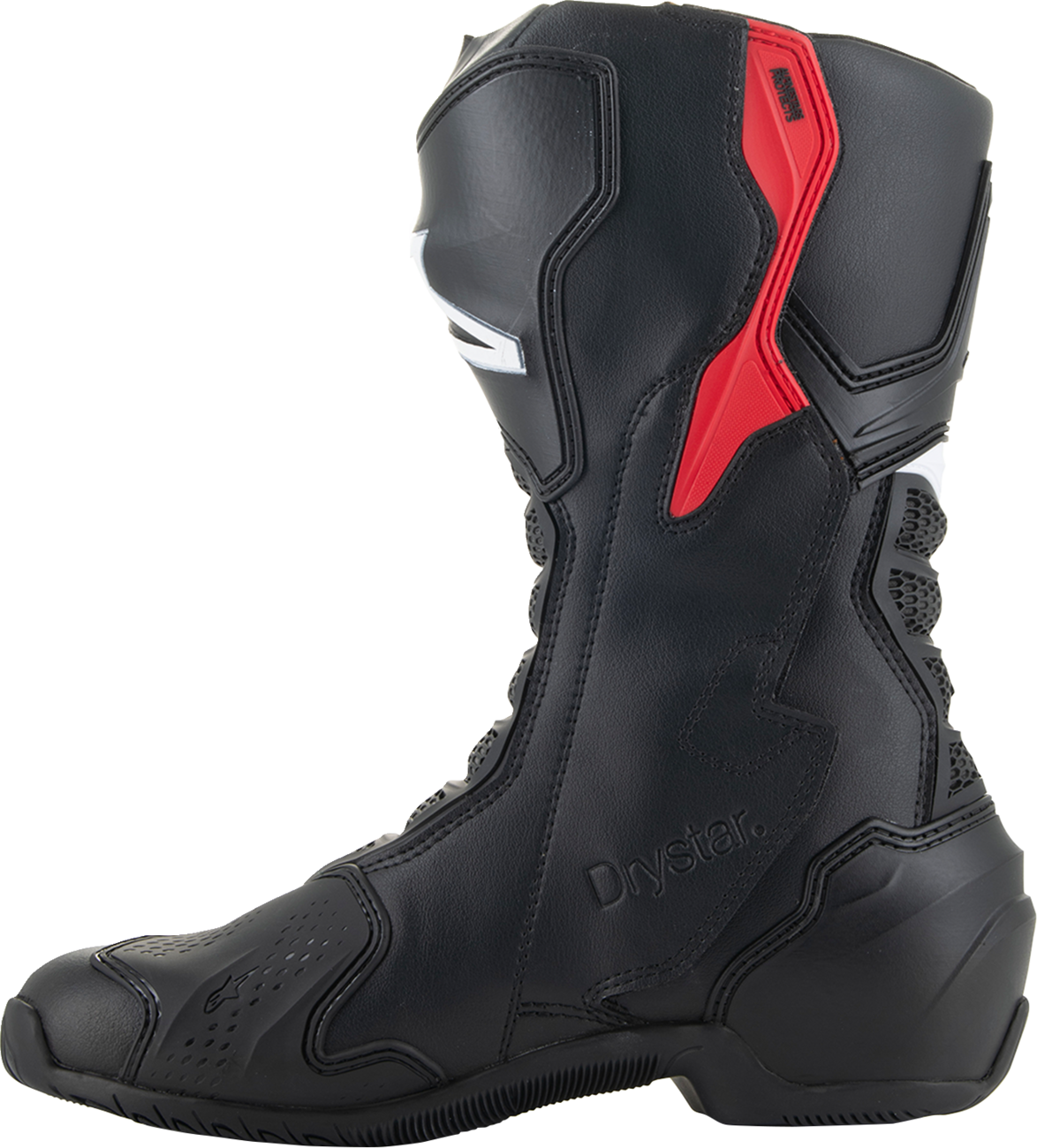 Alpinestars SMX-6 V3 Drystar® Motorcycle Boots - Black and Red, US 7.5 / EU 41