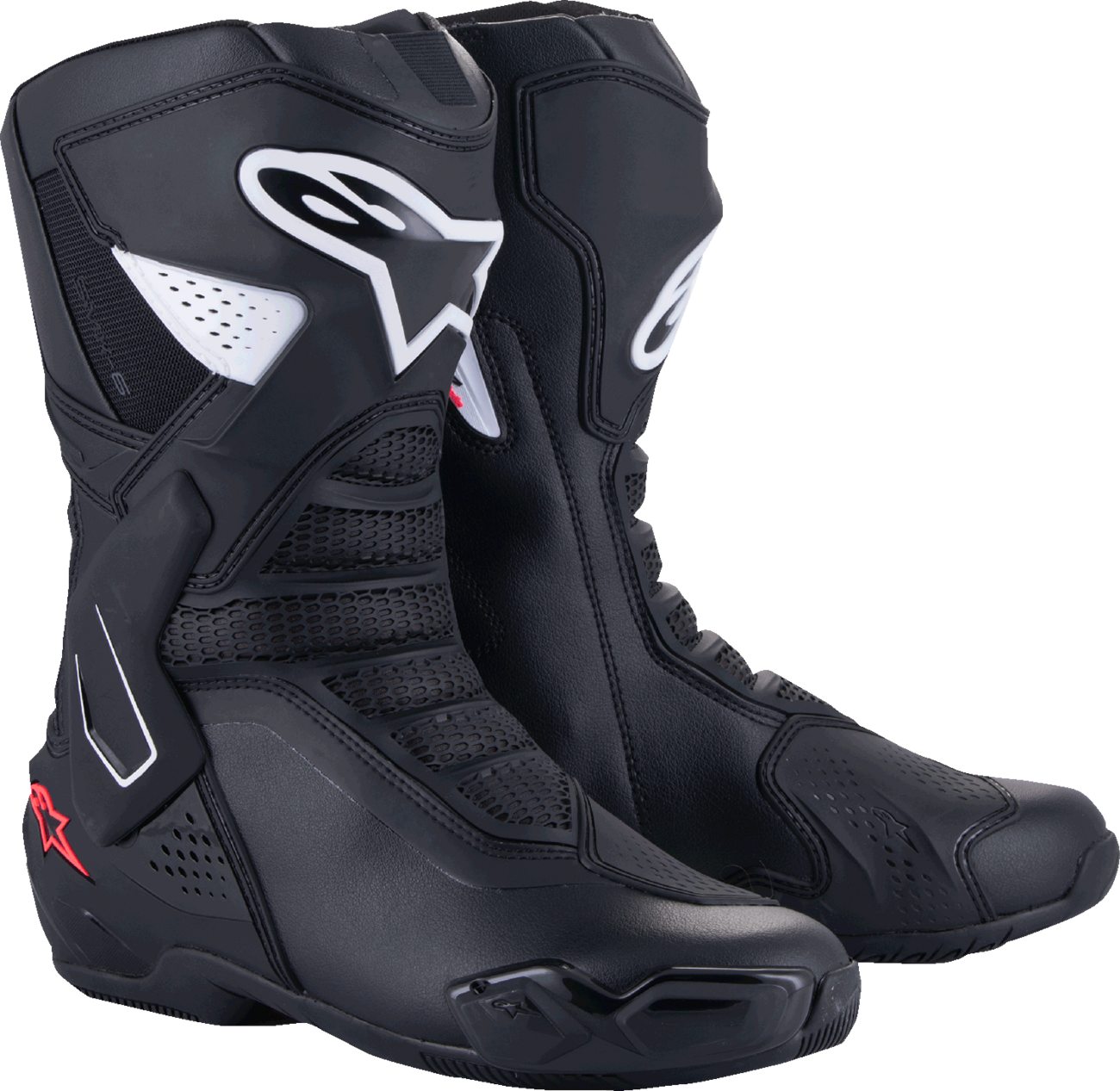 Alpinestars Stella SMX-6 V3 Women’s Motorcycle Racing Boots – Black, White & Pink, US 7 / EU 38