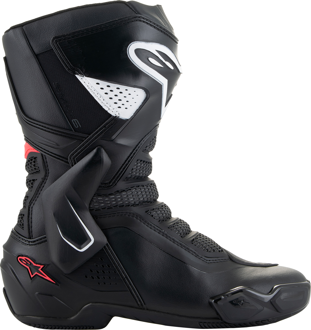 Alpinestars Stella SMX-6 V3 Women’s Motorcycle Racing Boots – Black, White & Pink, US 7 / EU 38