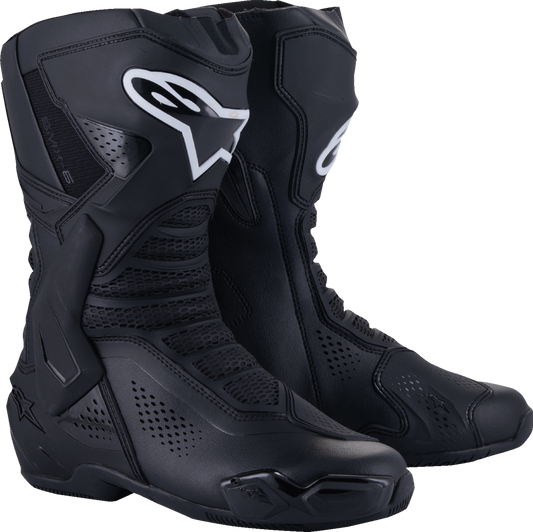 Alpinestars SMX-6 V3 Vented Motorcycle Boots - Black, US 7.5 / EU 41 - Part 2223225-10-41