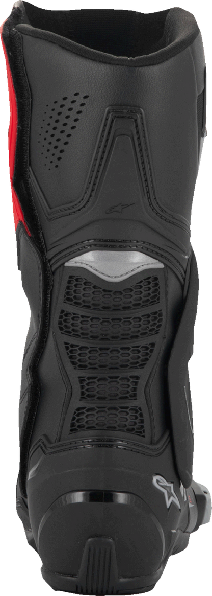 Alpinestars SMX-6 V3 Vented Motorcycle Boots - Black, Silver, Red | Size US 12 / EU 47