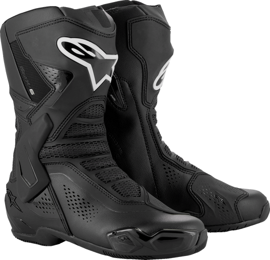 Alpinestars Stella SMX-6 V3 Vented Motorcycle Boots - Black, US 11 / EU 43 (Part #2223425-10-43)