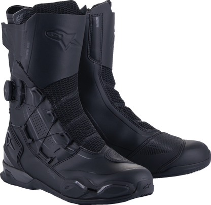 Alpinestars SP-X Boa Drystar® Motorcycle Boots - Black/Dark Gray, US 6 / EU 39 (Part Number 2242025-111-39)